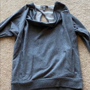 Open back alo sweatshirt